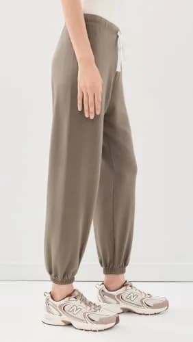 Splits59 Andie Oversized Fleece Sweatpants Lentil X-Large | Relaxed Fit, Mid-Rise, Ankle Length thumbnail 4