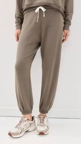 Splits59 Andie Oversized Fleece Sweatpants Lentil X-Large | Relaxed Fit, Mid-Rise, Ankle Length thumbnail 2