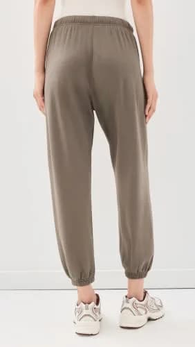Splits59 Andie Oversized Fleece Sweatpants Lentil X-Large | Relaxed Fit, Mid-Rise, Ankle Length thumbnail 3