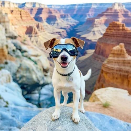 NAMSAN Dog Goggles Small to Medium Breed, Classic Black | UV Protection for Outdoor Adventures thumbnail 7