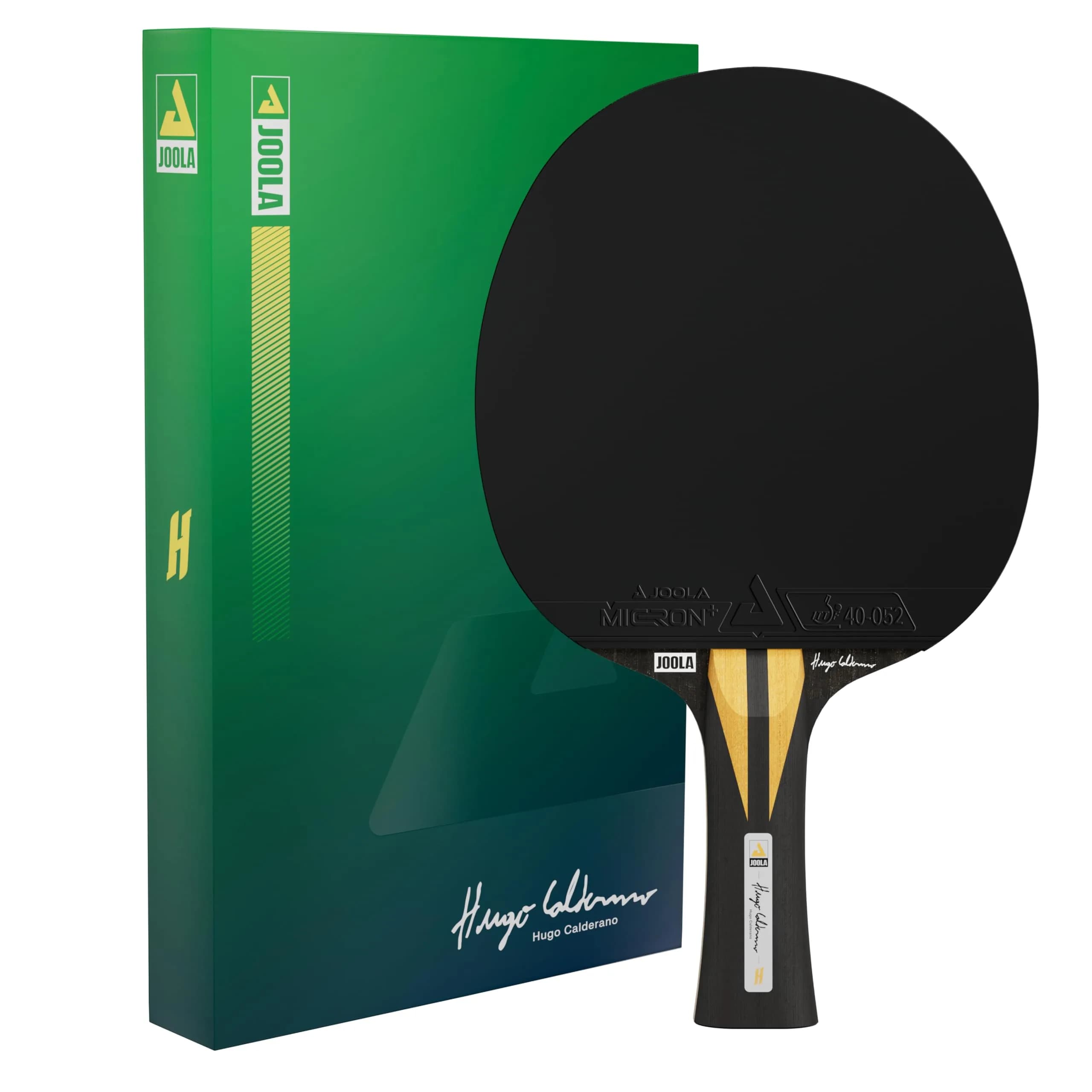 JOOLA Hugo Calderano Infinity Carbon Table Tennis Racket – Ergonomic Flared Grip - ITTF Approved Rubbers - Competition Paddle for Power Players - 185g - main product image