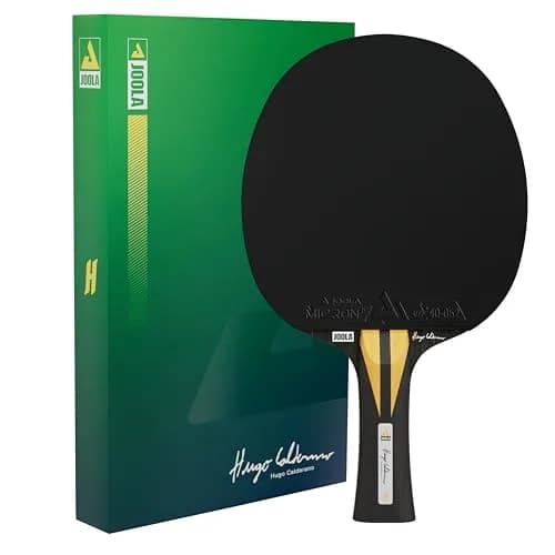 JOOLA Hugo Calderano Infinity Carbon Table Tennis Racket – Ergonomic Flared Grip - ITTF Approved Rubbers - Competition Paddle for Power Players - 185g thumbnail 1