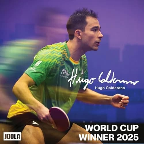 JOOLA Hugo Calderano Infinity Carbon Table Tennis Racket – Ergonomic Flared Grip - ITTF Approved Rubbers - Competition Paddle for Power Players - 185g thumbnail 8