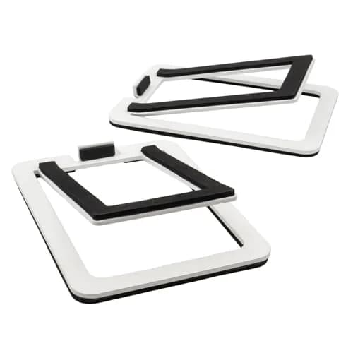 Audioengine DS1M Metal Speaker Stands Pair – Desktop Speaker Stands | Elevate & Reduce Vibration thumbnail 1