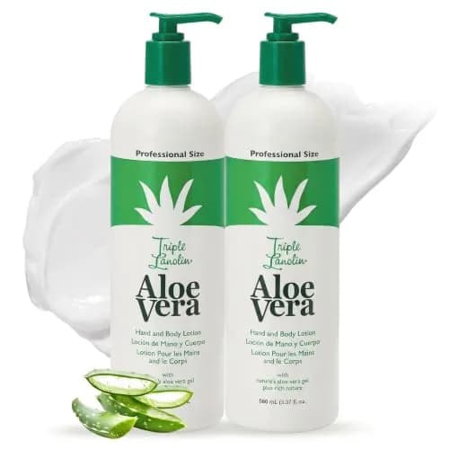 Triple Lanolin Aloe Vera Soothing Lotion 20 Fl Oz (40 Fl Oz) | Professional Bulk Moisturizer for All Skin Types thumbnail 1
