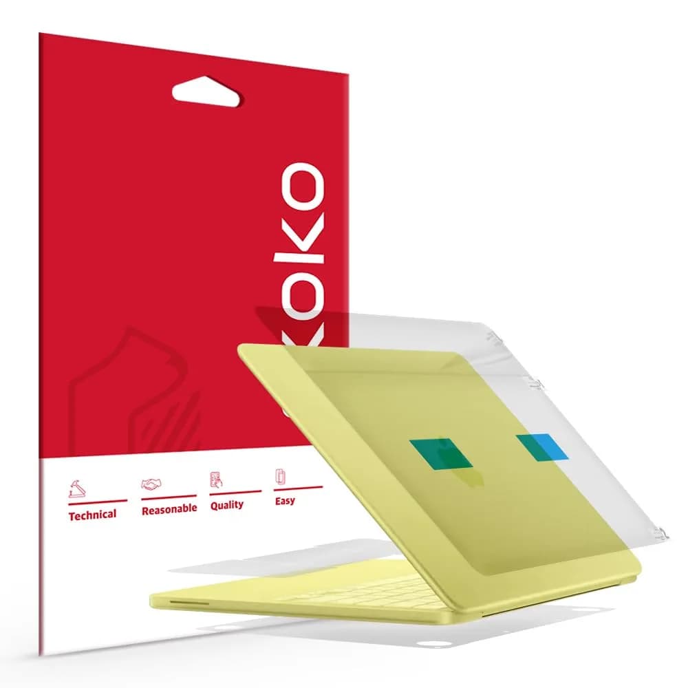 skoko Invisible Matte transparent Skin Compatible with MacBook Neo 13 A3404 | Ultra-Thin 90µm, Non-Slip, Made in South Korea