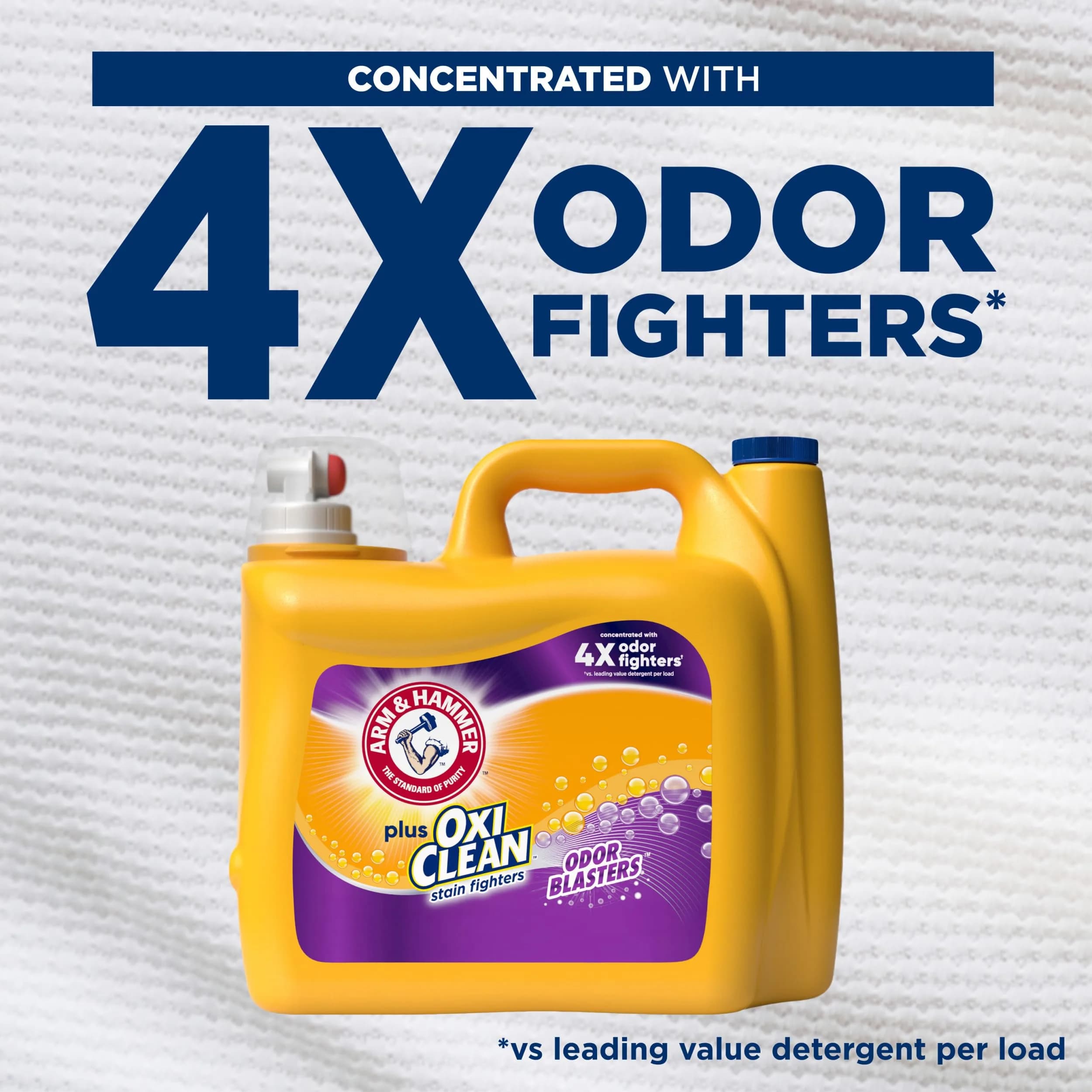 Arm & Hammer Plus OxiClean Fresh Burst Liquid Laundry Detergent, 200 Fl Oz | Powerful Stain & Odor Removal - view 4