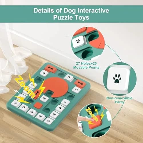 PETSTA Large Level 4 Dog Puzzle Toy | Treat Dispenser & Brain Stimulator for Medium & Large Dogs thumbnail 6