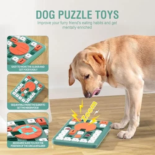PETSTA Large Level 4 Dog Puzzle Toy | Treat Dispenser & Brain Stimulator for Medium & Large Dogs thumbnail 2