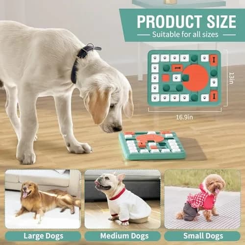 PETSTA Large Level 4 Dog Puzzle Toy | Treat Dispenser & Brain Stimulator for Medium & Large Dogs thumbnail 3