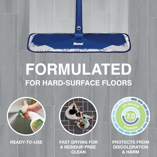 Bona Multi-Surface Floor Cleaner Spray 946ml (32 fl oz) Lemon Mint | EPA Safer Choice Certified thumbnail 2