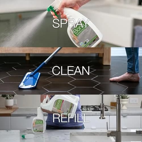 Bona Multi-Surface Floor Cleaner Spray 950ml (32 fl oz) | pH-Neutral, Rinse-Free Formula for Stone, Tile, Laminate, Vinyl thumbnail 7