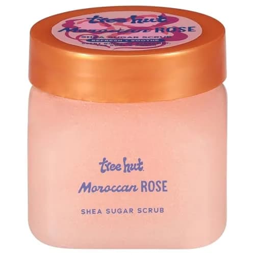 Tree Hut Mini Moroccan Rose Sugar Body Scrub 100ml (3.4 Oz) | Exfoliates Dull Skin thumbnail 1
