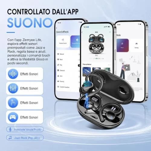 Rolosar Wireless Earbuds 2026 Bluetooth 5.4 ENC Noise Canceling Mic | IP7 Waterproof, 60Hrs Battery thumbnail 6