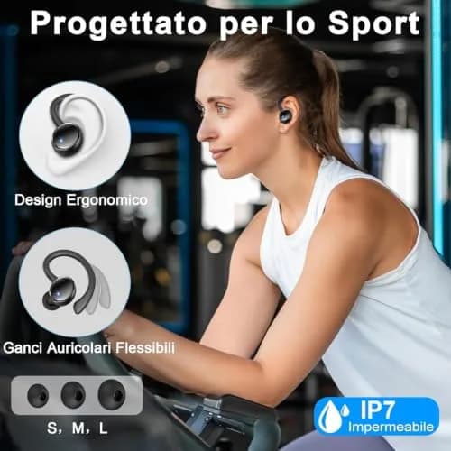 Rolosar Wireless Earbuds 2026 Bluetooth 5.4 ENC Noise Canceling Mic | IP7 Waterproof, 60Hrs Battery thumbnail 7