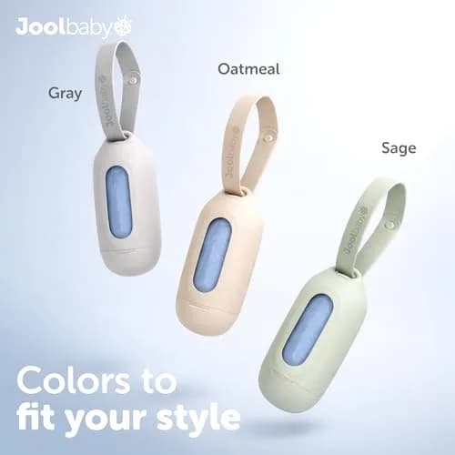 Jool Baby Disposable Diaper Bag Dispenser Sage | Lavender Scented & Retractable (70-120 chars) thumbnail 8
