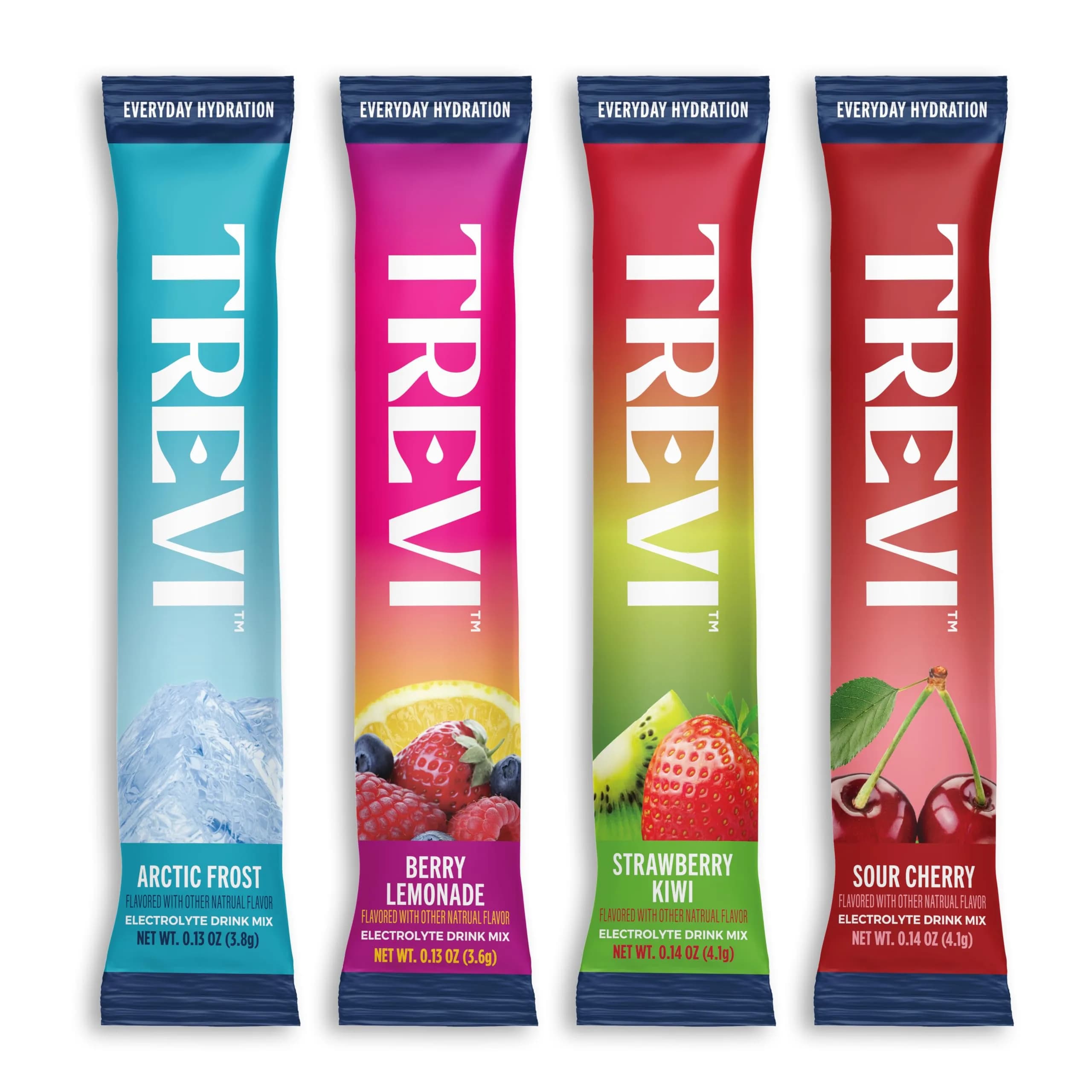 TREVI Everyday Sugar Free Electrolytes Favorites Variety Pack (20 Count) | Best Sugar Free Electrolyte Drink Mix - main product image