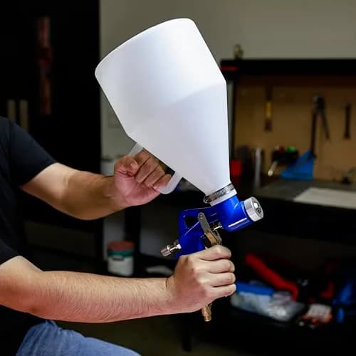 NEIKO 31227A Drywall Texture Sprayer with 1.2 Gallon Hopper Gun & 3 Nozzles | Professional Air-Powered Texture Gun thumbnail 6