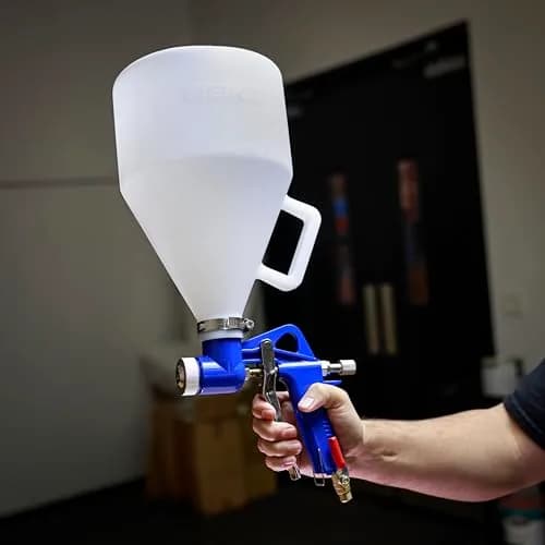 NEIKO 31227A Drywall Texture Sprayer with 1.2 Gallon Hopper Gun & 3 Nozzles | Professional Air-Powered Texture Gun thumbnail 7