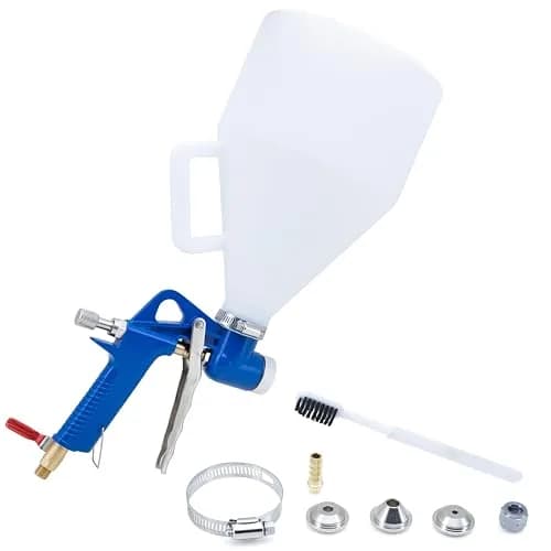 NEIKO 31227A Drywall Texture Sprayer with 1.2 Gallon Hopper Gun & 3 Nozzles | Professional Air-Powered Texture Gun thumbnail 2