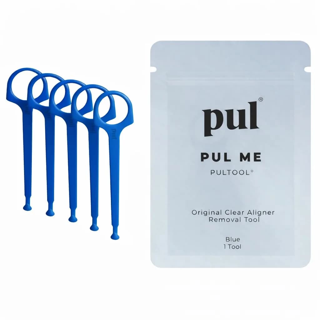 The Pultool Aligner Removal Tool 5-Pack (Blue) | Hygienic & Easy Orthodontic Accessory - main product image