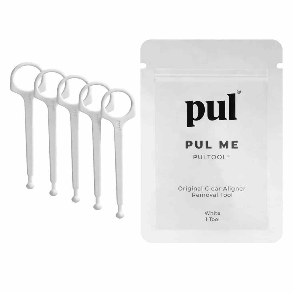 The Pultool Aligner Removal Tool 5-Pack (White) | Hygienic & Easy Orthodontic Accessory - main product image