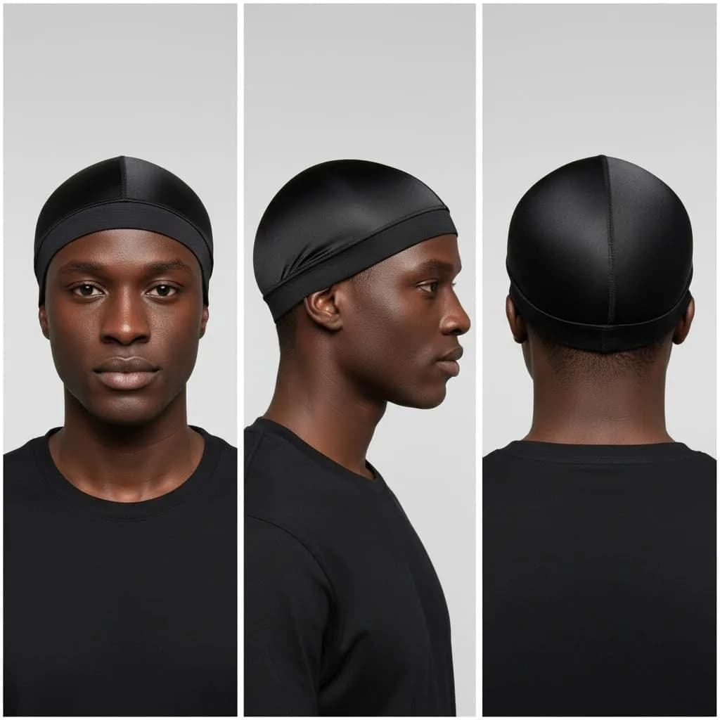 COCOSILK Satin Durag & Wave Cap Set | One Size Fits Most - view 3