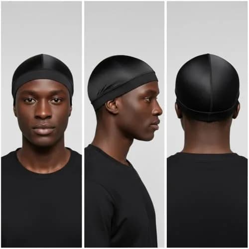 COCOSILK Satin Durag & Wave Cap Set | One Size Fits Most thumbnail 3