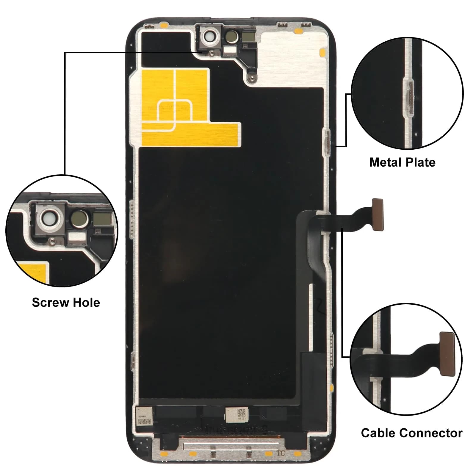 LL TRADER 6.7" LCD Display Screen Replacement for iPhone 14 Pro Max with Repair Kit - view 4