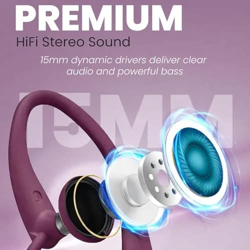 PHILIPS USB-C Wired Earbuds with Microphone & in-Line Control | Secure Fit Sports Headset thumbnail 3