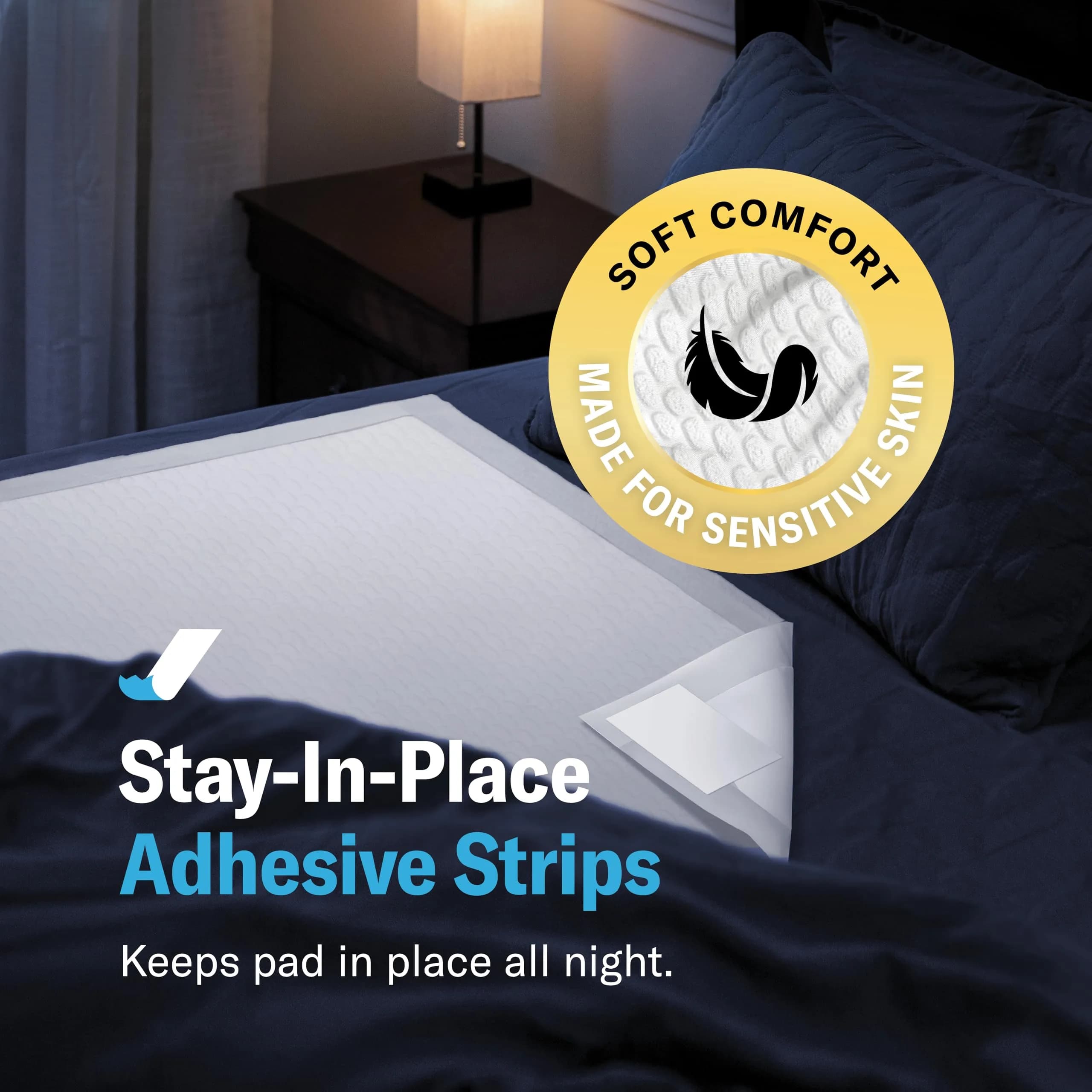 Curera CozyKids Disposable Bedwetting Bed Pads for Kids 30”x 34” (30-Pack) | XXL Waterproof Protection for Dry Nights thumbnail 6