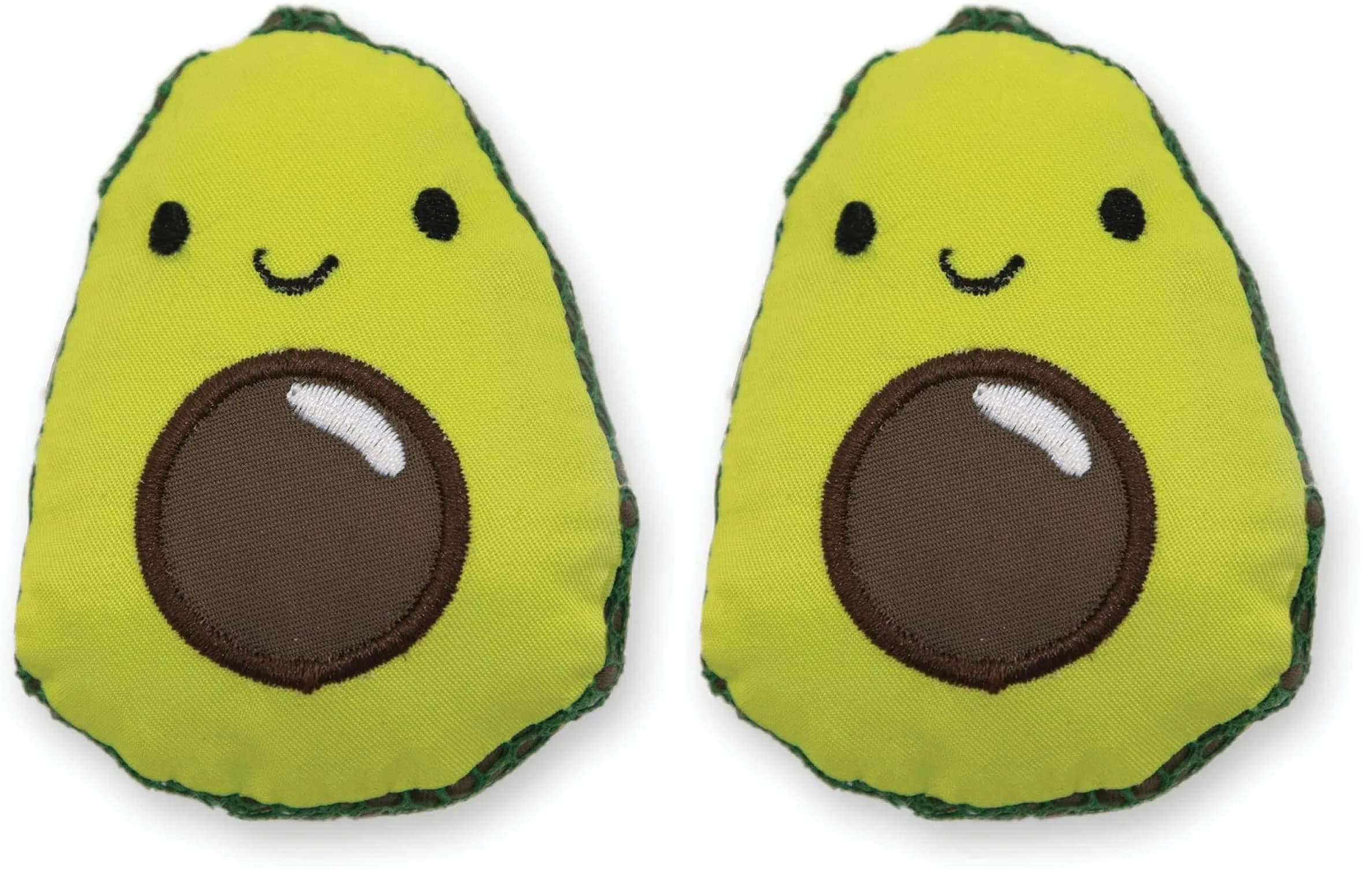Catstages Dental Banana Cat Toy - Avocado, 13.5cm, with Catnip & Crinkle Sound - main product image