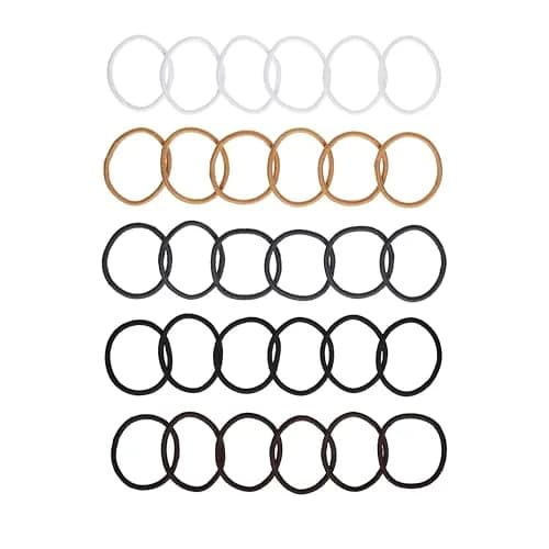 Goody Ouchless Elastic Hair Ties - 60 Count (Pack of 2) | No-Snag, No-Damage Hold for All Hair Types thumbnail 2