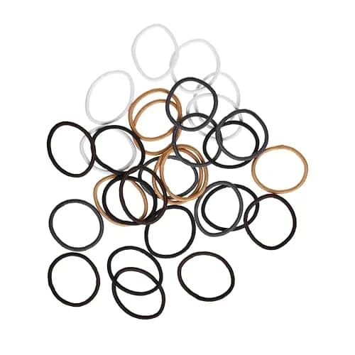 Goody Ouchless Elastic Hair Ties - 60 Count (Pack of 2) | No-Snag, No-Damage Hold for All Hair Types thumbnail 3