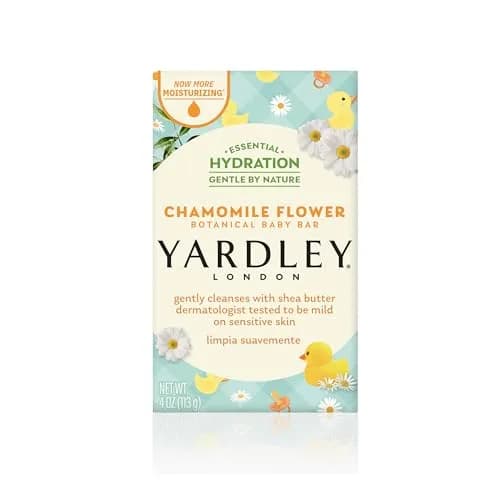 Yardley London Chamomile Flower Nourishing Baby Bar Soap 200g (7oz) | Dermatologist Tested for Sensitive Skin thumbnail 7