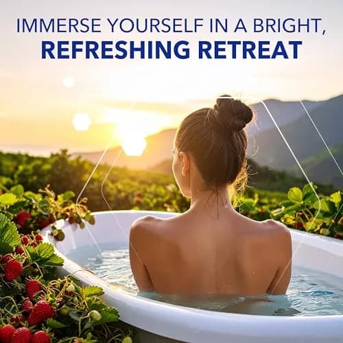 Dr Teal's Epsom Salt Magnesium Soak, Strawberry Serenade, 48 oz (Pack of 2) | Relaxing Bath Salt with Citrus & Basil thumbnail 5