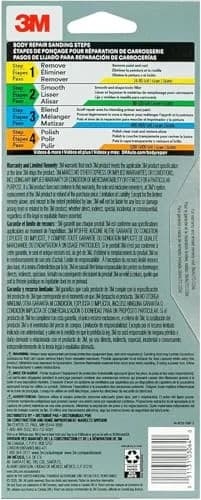 3M Trizact Performance Sandpaper 3000 Grit 9" x 3 2/3" (25mm x 230mm) Pack of 3 | Polishes Clear Coat & Paint thumbnail 5