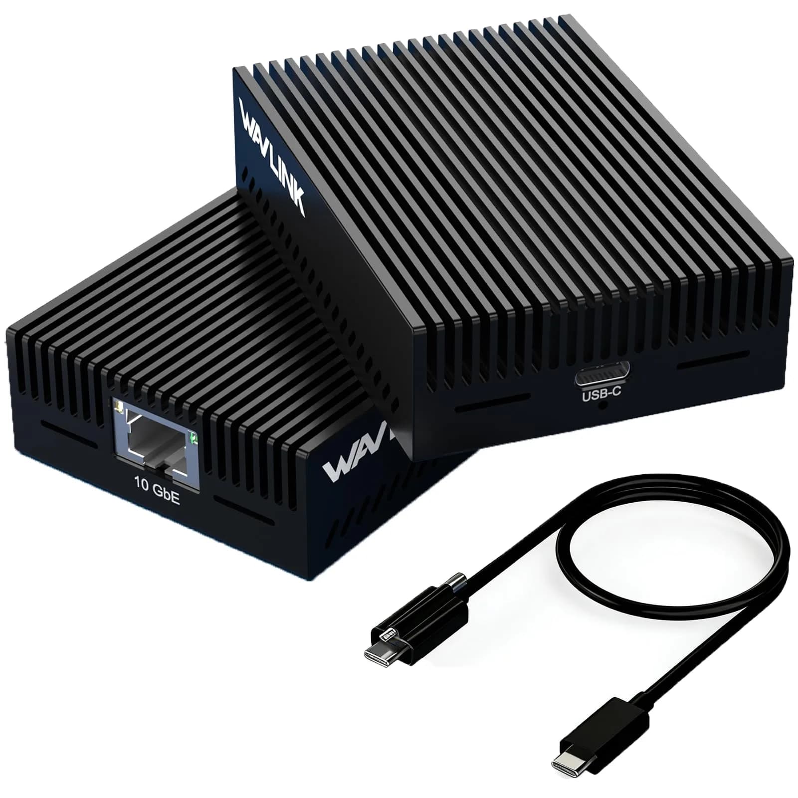 WAVLINK USB4 to 10Gbps Ethernet Adapter Supports Thunderbolt 3/4/5 & USB4 | True 10Gbps Wired Performance — 10G-B