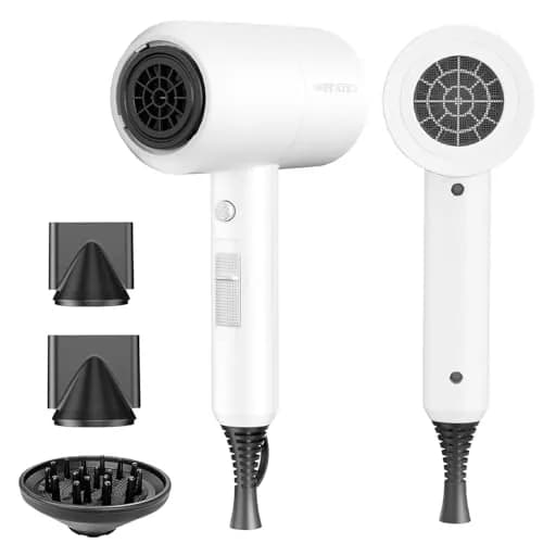 SHRATE Professional Ionic Hair Dryer with Diffuser & Nozzle | Low Noise for All Hair Types thumbnail 1