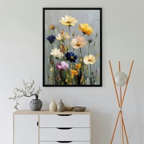 MBNTJHT Wild Flowers Stamped Cross Stitch Kit 30x40cm (11CT) | Easy Beginner Embroidery Art Craft thumbnail 3