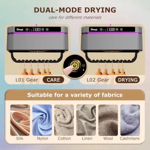 Ljusved 3-in-1 Portable Clothes Dryer and Shoe Dryer 1.65 kg (3.64 lb) | Fast Drying for Apartments and Travel thumbnail 4