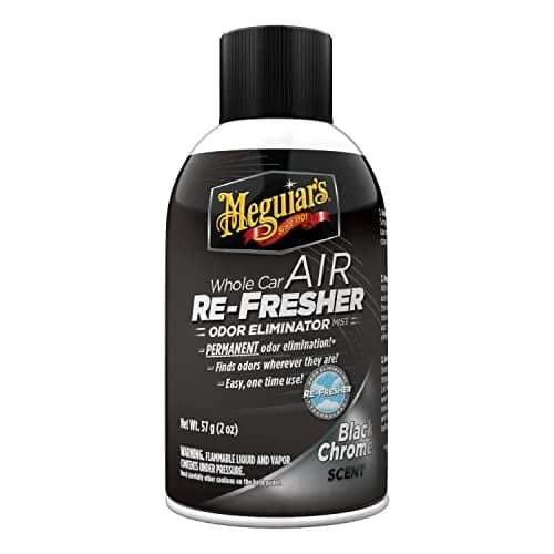 Meguiar's Air Re-Fresher Whole Car Odor Eliminator Mist, Black Chrome Scent, 6 Fl Oz (Pack of 3) | Fights Tough Smells thumbnail 2