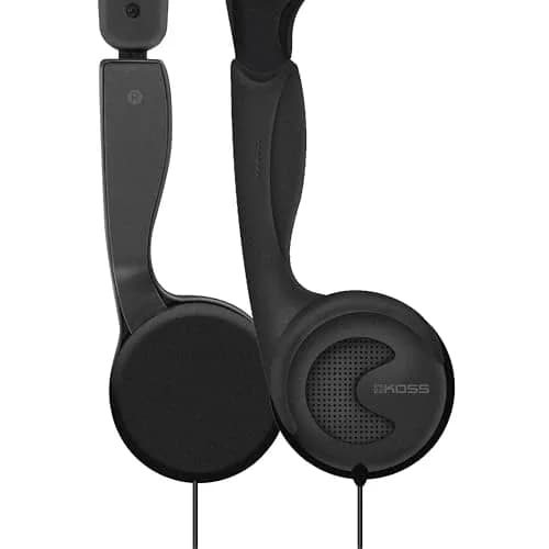 Koss KTXPro1 On-Ear Headphones Black | 60 Ohm Dynamic Drivers, 15-25kHz Frequency Response thumbnail 2