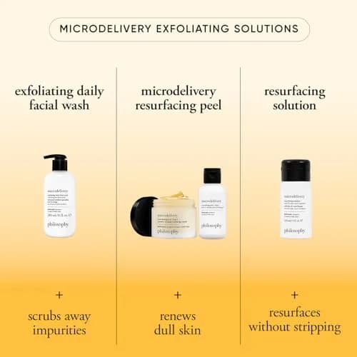 philosophy Microdelivery Exfoliating Daily Facial Wash 8.24 fl oz (244 ml) | Gentle Daily Cleanser for All Skin Types thumbnail 6