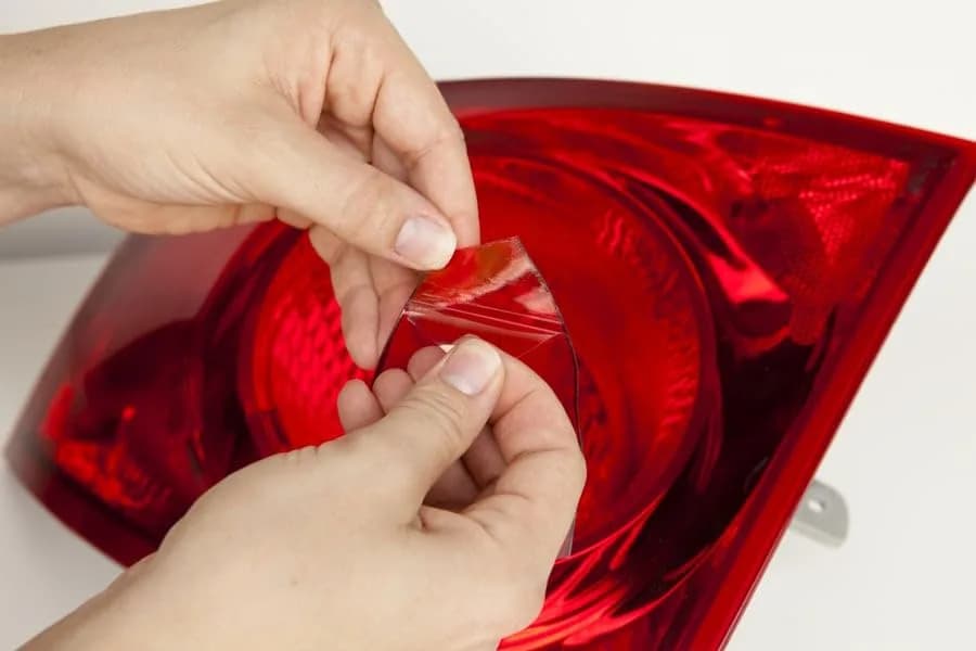 3M Auto High Strength Red Lens Repair Film 3.75 in x 7.75 in | Weatherproof, Curved Surface Adhesive (70-120 chars) thumbnail 10