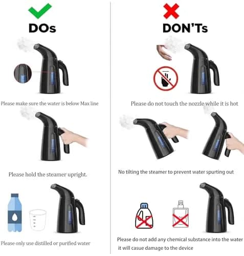 OGHom Steamer for Clothes 240ml 700W | Portable Travel Garment Steamer thumbnail 8