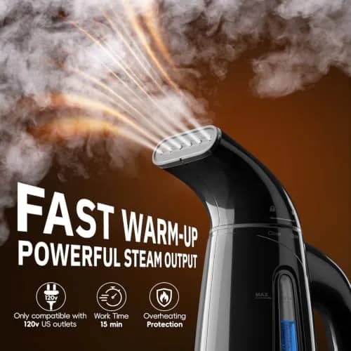 OGHom Steamer for Clothes 240ml 700W | Portable Travel Garment Steamer thumbnail 2