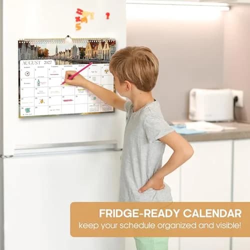 Taja Calendar 2026-2027 | 21-Month Wall Calendar with Elegant European Landscapes thumbnail 5