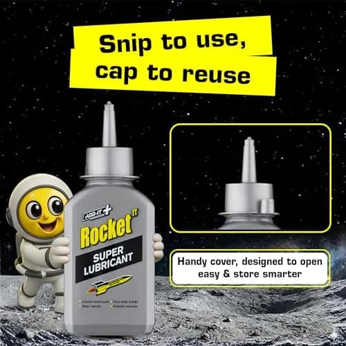 Rocket TT Super Lubricant Penetrating Oil with Precision Spout 125ml | Multi-Purpose Rust & Squeak Solution thumbnail 6