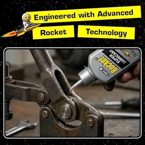 Rocket TT Super Lubricant Penetrating Oil with Precision Spout 125ml | Multi-Purpose Rust & Squeak Solution thumbnail 3